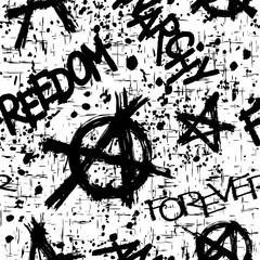 anarchy_background_black_2 - obrazy, fototapety, plakaty