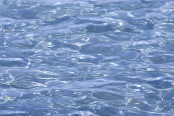 Shimmering rippling water
