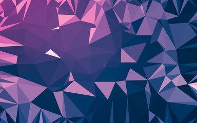 Abstract low poly background, geometry triangle