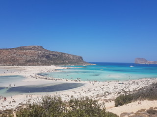 Fototapeta na wymiar Balos Lagoon - Chania, Crete