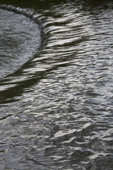 Fast flowing water