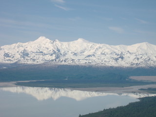Fototapeta na wymiar Denali Mountain Range, Alaska
