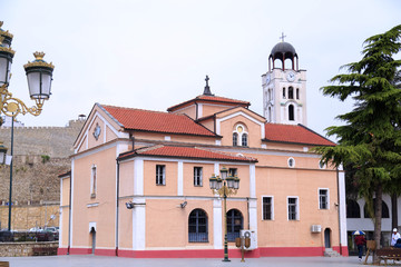 The church of St. Demetrius at the Philip II Square, Skopje, Macedonia