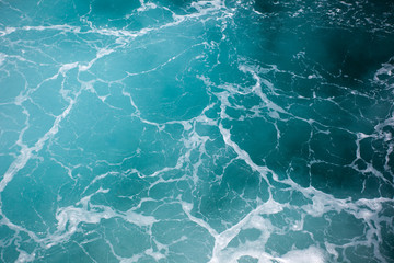 Sea foam marble surface background