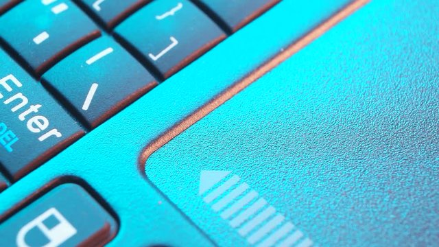 Mini Keyboard or Keypad close up 
