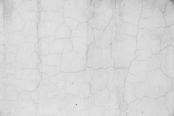 Crack of old cement wall