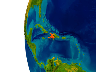 Haiti on model of planet Earth