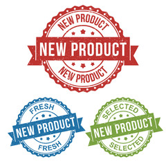 new products selected circle stamp rugged