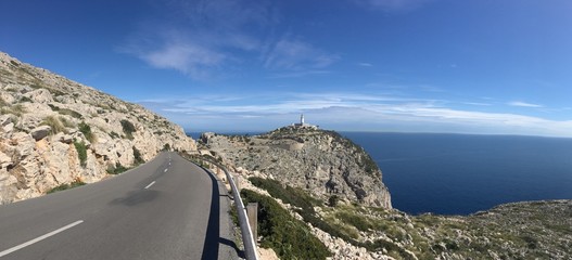 Carretera faro Formentor, Mallorca