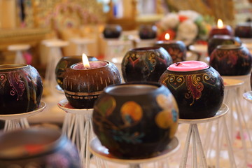 folk tradition candle feel relax and romantic