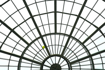 large Windows of the modern building