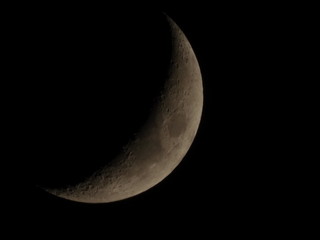 Obraz na płótnie Canvas sierp księżyca