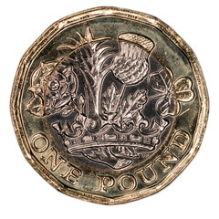 New British Pound Coin(2017 design)