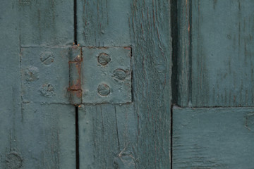 Rustic Blue Door or Shutter for Window Rustic and Cracked Paint