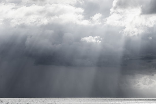 Stormy clouds at sea. © Tim Bird