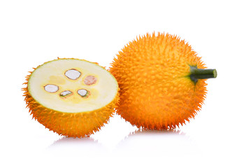 Baby Jackfruit,Gac fruit isolated on white background