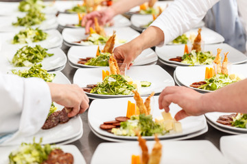 Delicious appetizer dishes