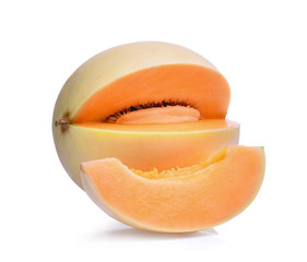 honeydew melon(sunlady) isolated on white background