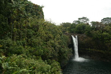 Rainbow falls, Big Island, Hawaii, USA