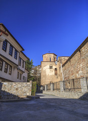 Fototapeta na wymiar Byzantium church of St. Sofia in Ohrid