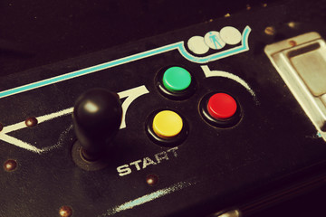 ancien jeu d'arcades vintage