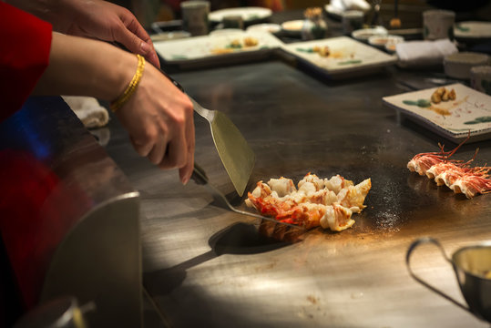 roasting teppanyaki