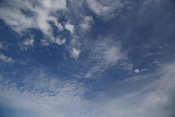 Blue sky and clouds