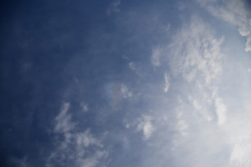 Blue Sky and White Cloud