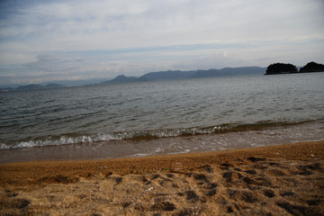 Fototapeta na wymiar naoshima beach