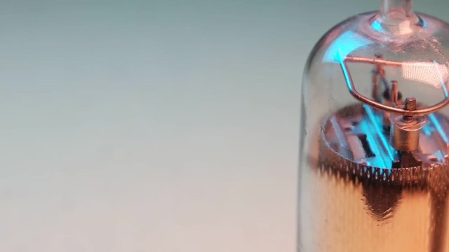 Close up of an old electric valve 
