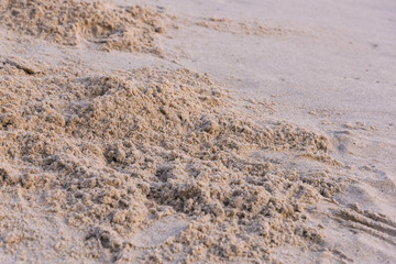 Wet sand blackground