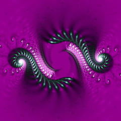 Exotic pattern with curls. 3D surreal illustration. Sacred geometry. Mysterious psychedelic relaxation pattern. Fractal abstract texture. Digital artwork graphic astrology magic