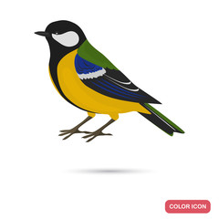 Tit color flat icon for web and mobile design