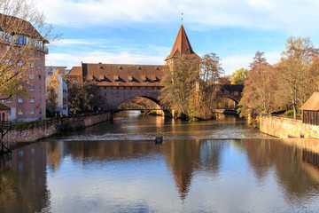 Nuremberg Autumn Fall Old Town