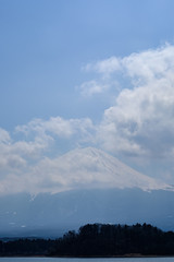 Mount Fuji view from Lake Kawaguchi