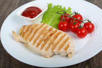 Grilled chicken breast