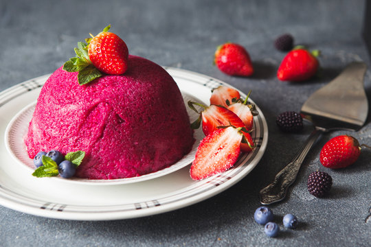 Traditional summer pudding