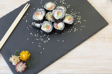Japanese sushi concept