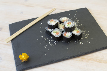 Sushi rolls set