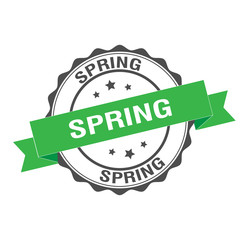 Spring stamp illustration