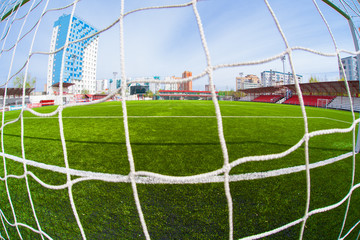 Soccer arena, stadium	