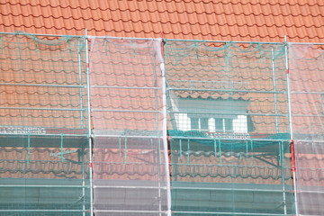 Baustelle, Dachsanierung