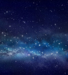 Obraz premium Pole gwiazd w przestrzeni kosmicznej