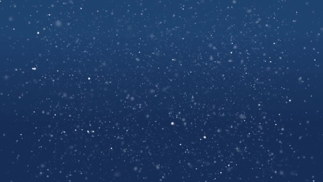 Fondo blu astratto con cerchi. Plancton nel mare. Animazione, movimento