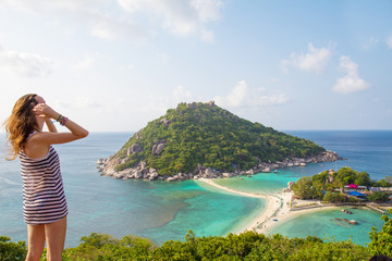 Kho Nang Yuan resort Island in Koh Tao - a paradise island in Thailand.
