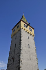 Fototapeta na wymiar Mangturm, Lindau, Bodensee, Bayern, Deutschland