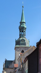 Fototapeta na wymiar Wolfenbüttel - Turm der Hauptkirche Beatae Mariae Virginis, Deutschland