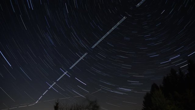 Startrail circle