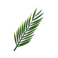 green textured leaf icon image vector illustration design