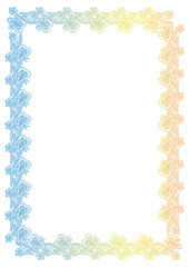 Beautiful gradient frame.